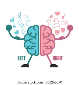 Brain activity illustration