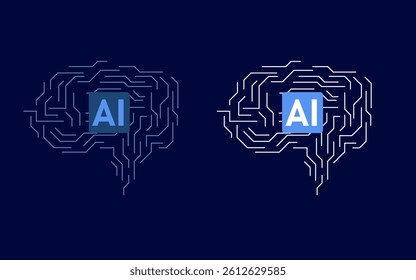 Brain ai set vector abstract
Background abstraction brain artificial intelligence brain with the inscription ai