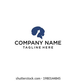 BRAIN ARROW LOGO DESIGN VECTOR SYMBOL