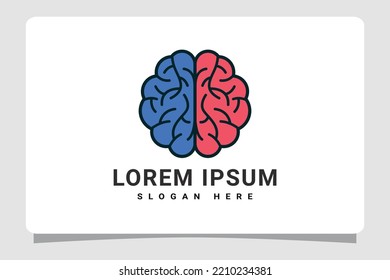 Brain Artificial Intelligence Logo Template Design Inspiration