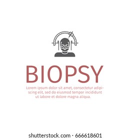Brain Biopsy flat icon
