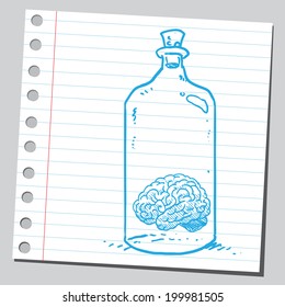 Brain in bottle