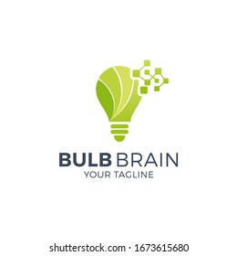brain bulb icon symbol design. creative idea logo designs template