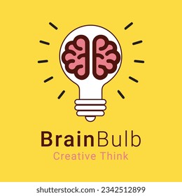 Brain Bulb Idea Creative Idea Logo Design