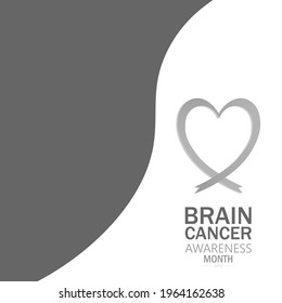 Brain cancer awareness month ,Vector Illustration.