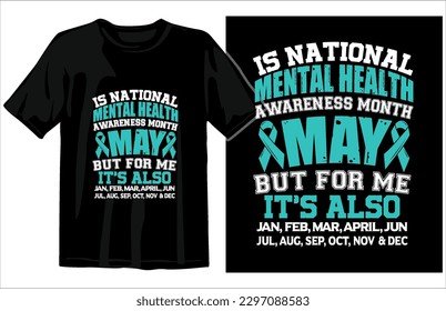 Brain cancer awareness t-shirt, Mental Health Awareness t-shirt design, World Sclerosis Day T-shirt, leukemia awareness t-shirt 