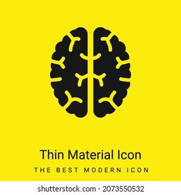 Brain Cenit View minimal bright yellow material icon