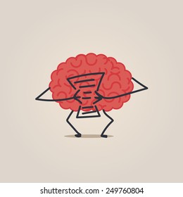 Brain character reading