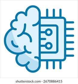 Icon-Element für Gehirnschaltung für Design