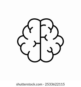 brain circuit icon sign vector