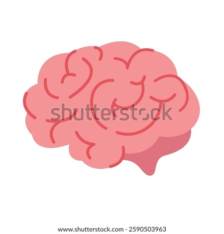 Brain clip art, brain vector graphic, clip art of the brain, clip art brain, brainstorm clip art, isolated on white background