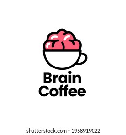 icône du café du cerveau