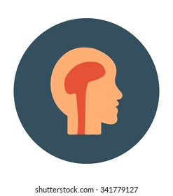 
Brain Colored Vector Icon
