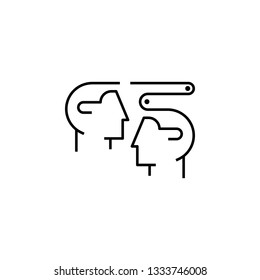 brain, communication, education, energy, mind icon. Element of future technological pack for mobile concept and web apps icon. Thin line icon for website design and development