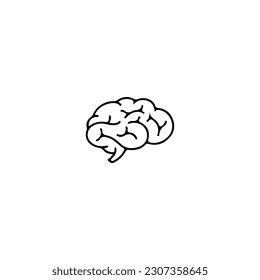 brain concept doodle illustration vector