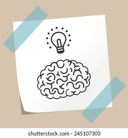 Brain concept illustration