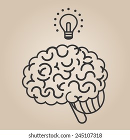 Brain concept illustration