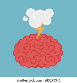 Brain concept illustration