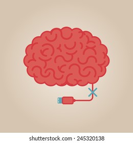 Brain concept illustration