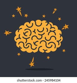 Brain concept illustration