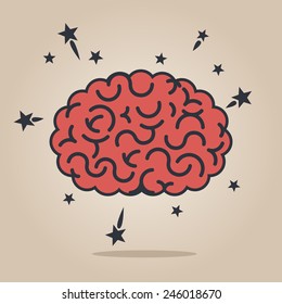 Brain concept illustration