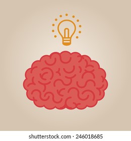 Brain concept illustration