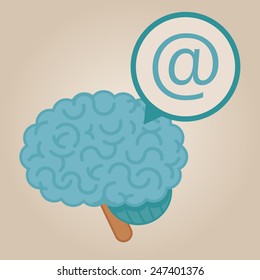 Brain concept illustration