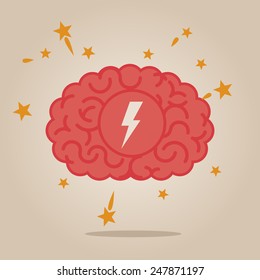 Brain concept illustration