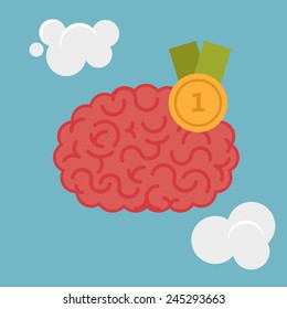 Brain concept illustration: winne