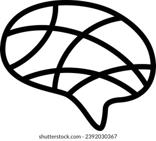 icono de diseño del logotipo de conexión cerebro	
