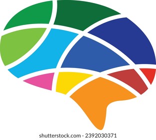 brain connection logo design icon	
