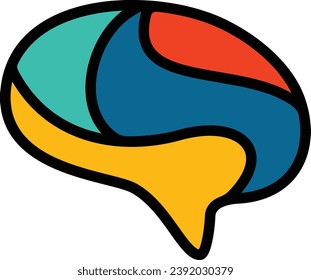 brain connection logo design icon	
