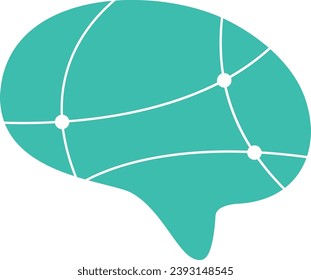 brain connection logo design icon