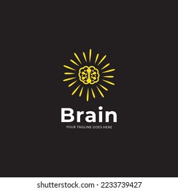 Brain Connection Logo Design Template