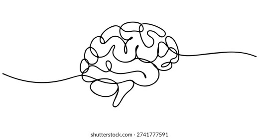 brain continuous one line