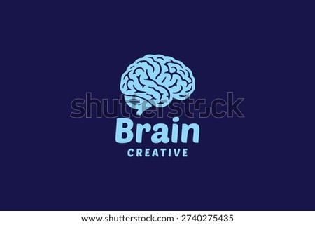 Brain Creative Intelligence Logo Symbol