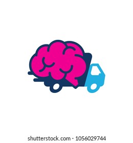 Brain Delivery Logo Icon Design