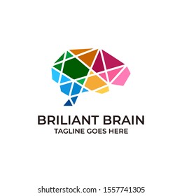 Brain Design Concept Illustration Vector Template, Suitable for Creative Industry, Multimedia, entertainment, Educations, Shop, and any related business