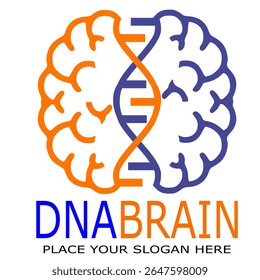 Brain Dna Logo Icon Design 