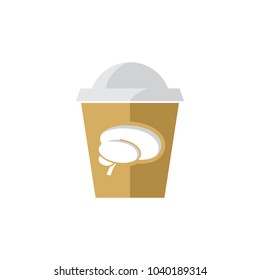 Brain Drink Logo Icon Design