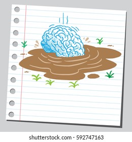 Brain Drowning In Quicksand