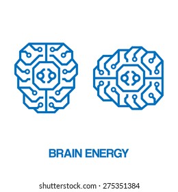 Brain energy sign