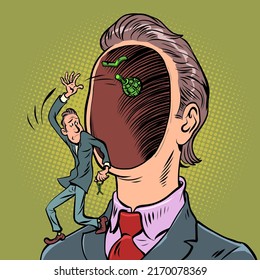 brain explosion. mind thoughts psychology, secrets of male consciousness