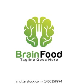 Brain Food logo design template