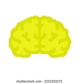 Brain front.Vector illustration that is easy to edit.