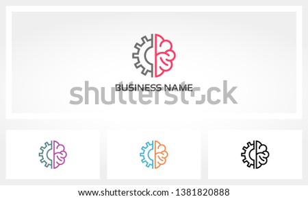 Brain Gear Mind Logic Logo