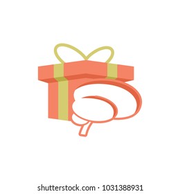 Brain Gift Logo Icon Design