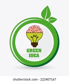 brain graphic design , vector illustration