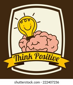 brain graphic design , vector illustration