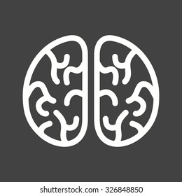 Brain, head, skull icon vector image.Can also be used for halloween, celebration, observances and holidays. Suitable for mobile apps, web apps and print media.
